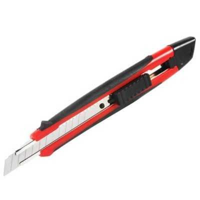 Cutter PVC de 9 mm con traba de seguridad +2 filos de repuesto Onix