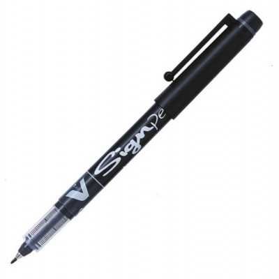 Marcador V-Sign Pen Negro Pilot