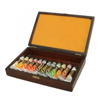 Valija Madera Oleo Profesional x12 unidades de 18 ml Alba