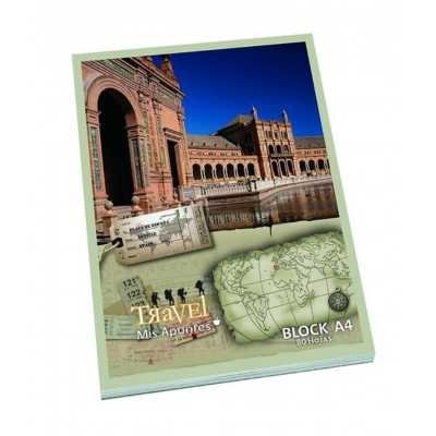 Block emblocado A4 x 80 hojas rayado Mis Apuntes