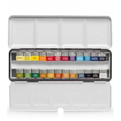 Set de Acuarelas Cotman Sketch Metal Box x24 hp Winsor and Newton