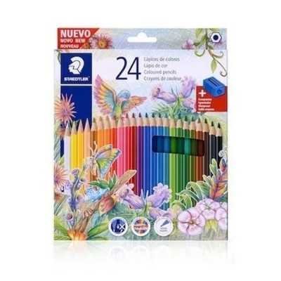 Lápices de Colores x24 unidades caja cartón Staedtler