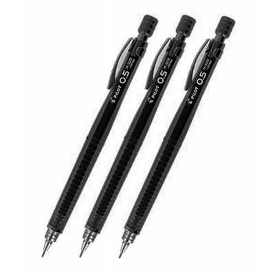Portaminas 0.5 mm H-325 cuerpo negro  Pilot