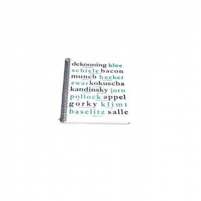 Cuaderno Dibujo Chico 15x20 cm Letras Verdes hojas de 180 gramos Brock