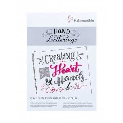 Block Hand Lettering A4 Blanco Brillante de 170 gramos Superficie Lisa x25 hojas Hahnemühle.