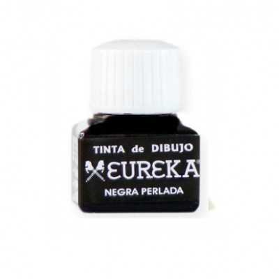 Tinta China Negra Perlada x15 cc Eureka