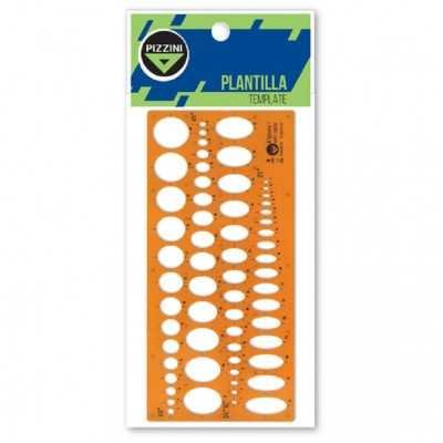 Plantilla de Elipses 1 Mod. 5806 Pizzini