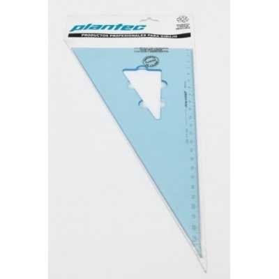 Escuadras acrilicas 25x 60gds. Plantec