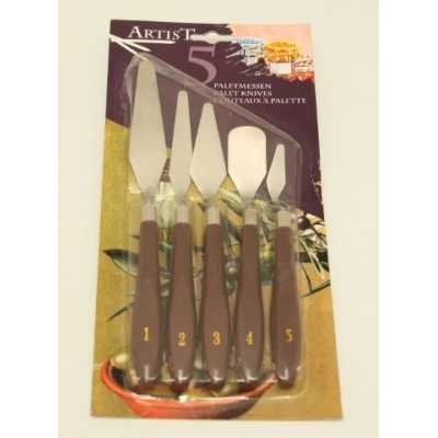 Set espatulas x5 unidades metal StationeryImag