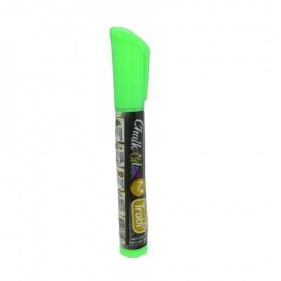 Marcador Chalk Glass 4-6 mm VERDE FLUO doble punta Trabi
