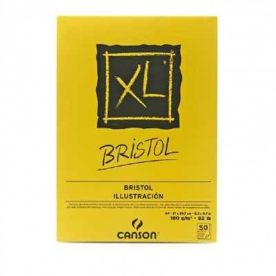 Block Ilustracion Bristol A4 de 180 gramos x50 hojas Canson