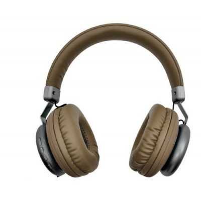 Auricular Bluetooth Beige & Plateado Vintage Style GTC