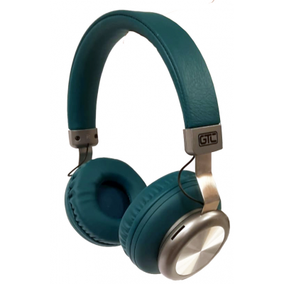 Auricular Bluetooth Verde & Plateado Vintage Style GTC