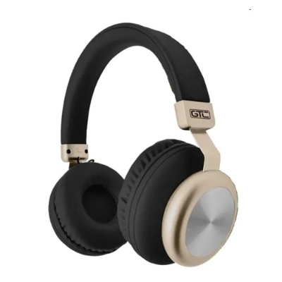 Auricular Bluetooth Negro & Dorado Vintage Style GTC