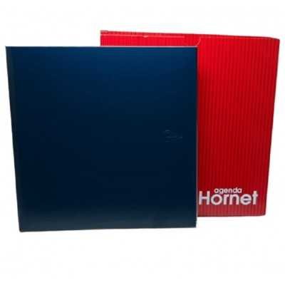 Agenda Semanal Hornet azul sin canto dorado indice fijo Morgan