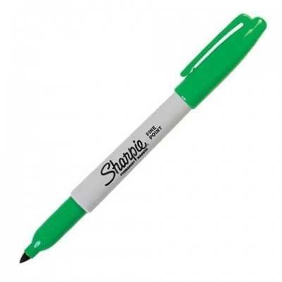 Marcador Permanente Fino  VERDE Sharpie