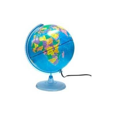 Globo terraqueo de 20cm base de plástico con luz