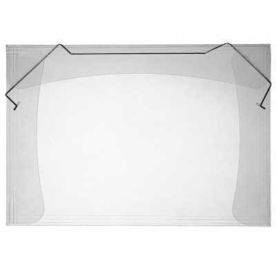 Carpeta plastica Doble Oficio 3 solapas colores traslúcidos con elástico Rideo