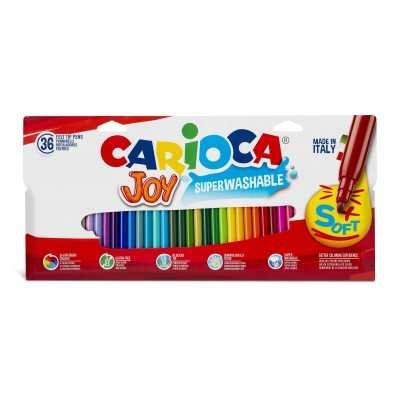 Marcadores Joy x 36 colores Carioca