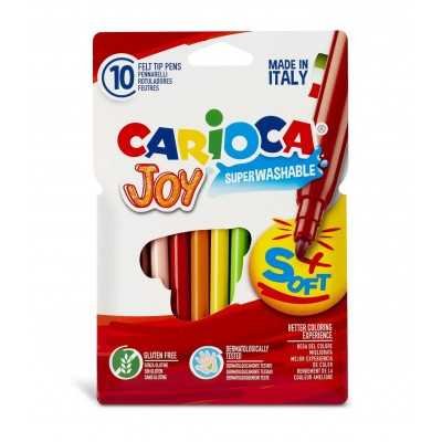 Marcadores Joy x10 colores Carioca