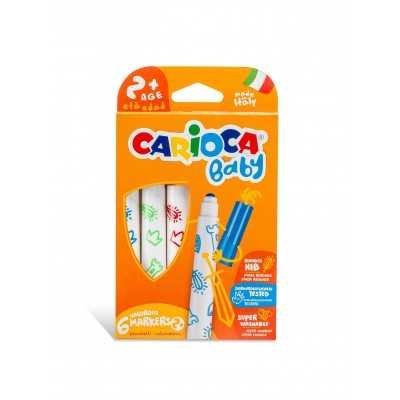 Marcadores para bebé X6 colores Baby CARIOCA