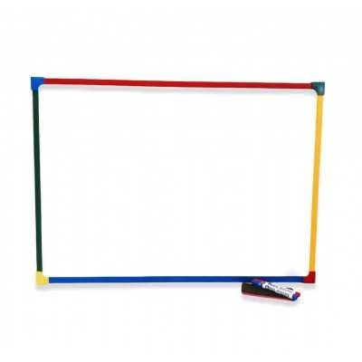 Pizarra blanca de 40x60cm con marco de colores Fugi