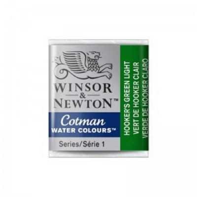 Acuarela Cotman Pan Verde Claro de Hooker x hp (medio pan) Winsor & Newton