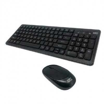 Set Teclado +Mouse inalámbrico negro GTC
