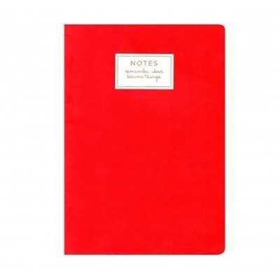 Cuaderno 17x25 cm x40 hojas ROJO Talbot