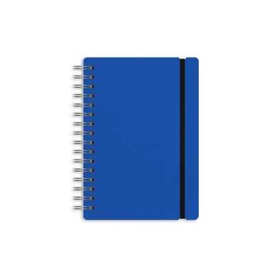 Cuaderno Studio A5 Cuero reciclado Azul x80 hojas rayadas VACAVALIENTE