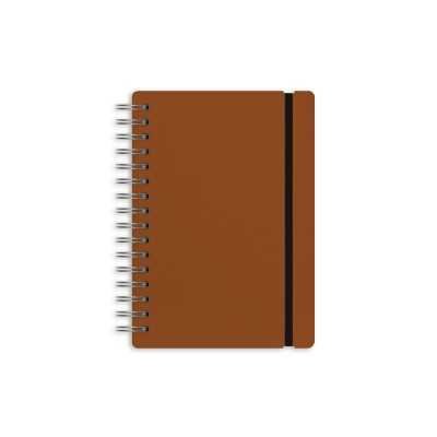 Cuaderno Studio A5 Cuero reciclado Mattone x80 hojas rayadas VACAVALIENTE