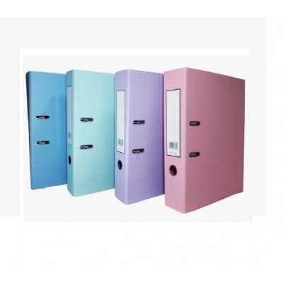 Bibliorato PVC oficio rosa pastel