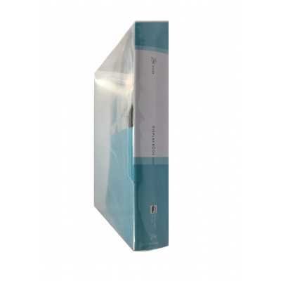 Carpeta A4 con 80 folios de tapa flexible