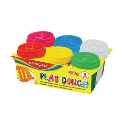 Masa para modelar x6 unidades de 75 gramos Keyroad