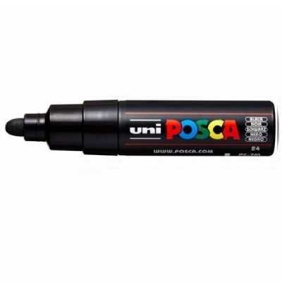 Marcador Posca PC 7M 4.5 - 5.5 mm Negro punta cónica Uni