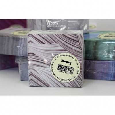 Nota Adhesiva 74x74 mm TEXTURAS Cubo x300 hojas Memo Fix