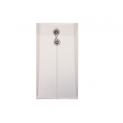 Sobre Plástico A5 vertical transparente con hilo Rideo