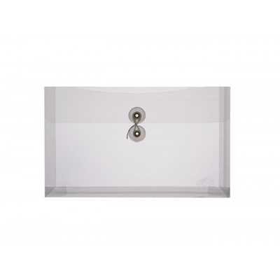 Sobre Plástico A5 horizonal transparente con hilo Rideo