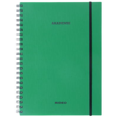 Cuaderno A4 Akademie con elástico x 120 hojas rayado Rideo