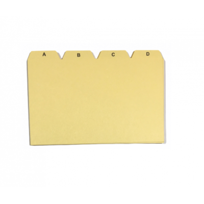 Indice cartulina para Fichas Nº 3