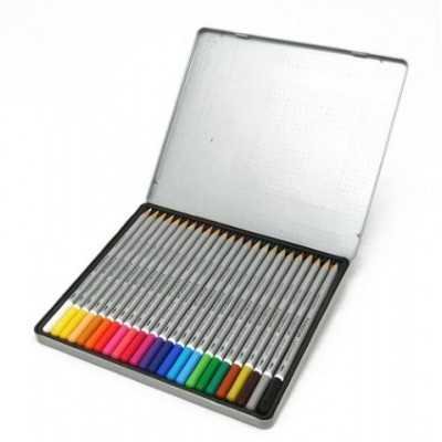 Lápices Acuarelables Karat Aquarell x24 colores lata Staedtler