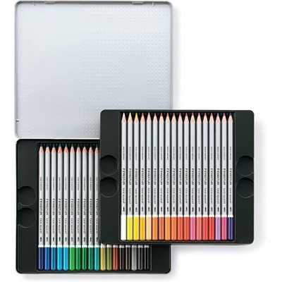 Lápices Acuarelables Karat Aquarell x36 colores lata Staedtler