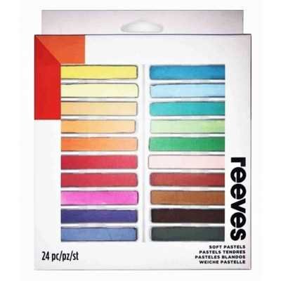 Pastel tiza x24 colores Reeves