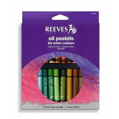 Pastel óleo largos x24 colores Reeves