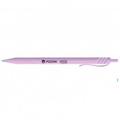 Boligrafo retráctil tinta azul Spazio cuerpo violeta pastel Pizzini