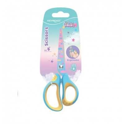 Tijera Tatoo pastel 14 cm blister Keyroad