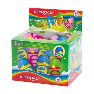 Sacapuntas con depósito duo Sharpie 1 orificio Keyroad