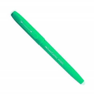 Roller borrable cuerpo verde Magic tinta azul Faber-Castell