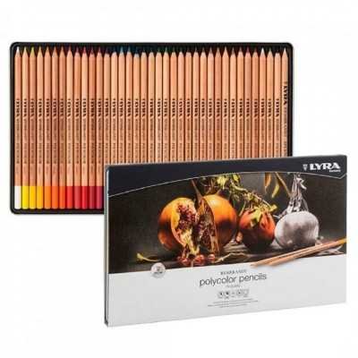 Set de Lápices permanentes Rembrandt Polycolor x36 Colores Lyra