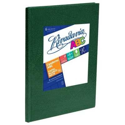 Cuaderno ABC 19x23 cm cuadriculado VERDE x48 hojas Rivadavia